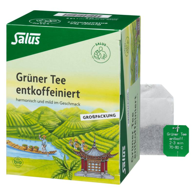 Bio Grüner Tee entkoffeiniert, 72g von Salus