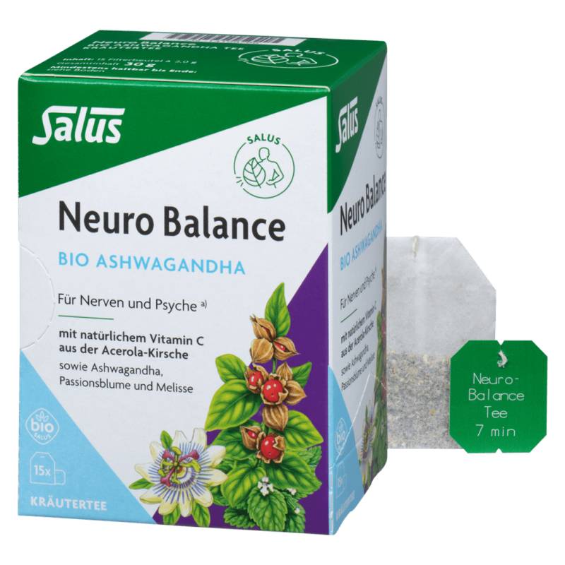 Bio Neuro Balance Ashwagandha Tee, 30 g von Salus