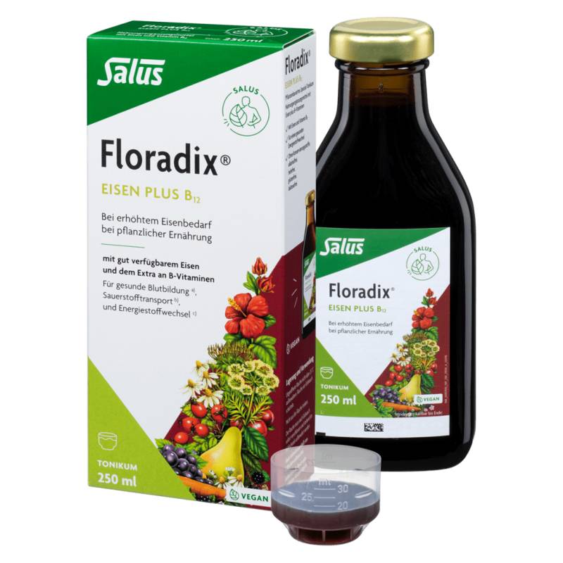 Floradix Eisen plus B12 vegan von Salus