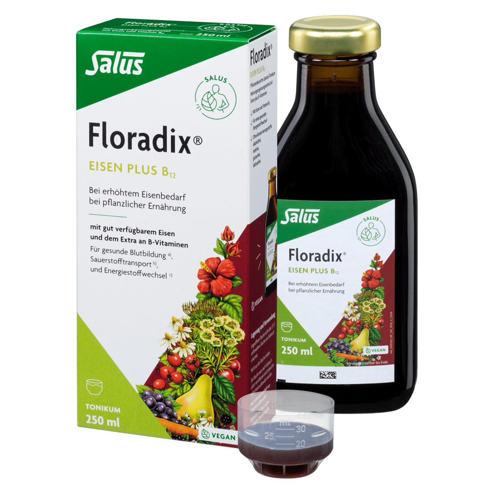 Floradix Eisen plus B12 vegan von Salus