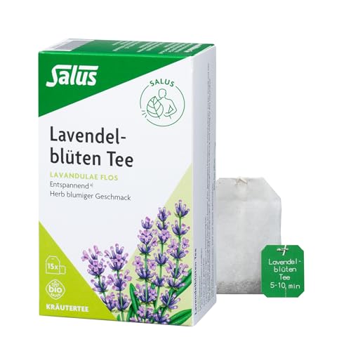 Salus - Lavendelblüten Tee - 1x 15 Filterbeutel (15 g) - Kräutertee - Lavandulae flos - entspannend a) - herb blumiger Geschmack - bio von Salus