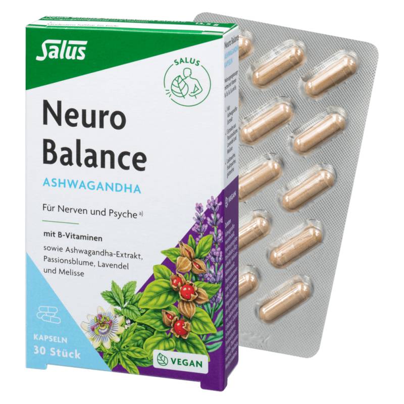 Neuro Balance Ashwagandha Kapseln, 30 Stk von Salus