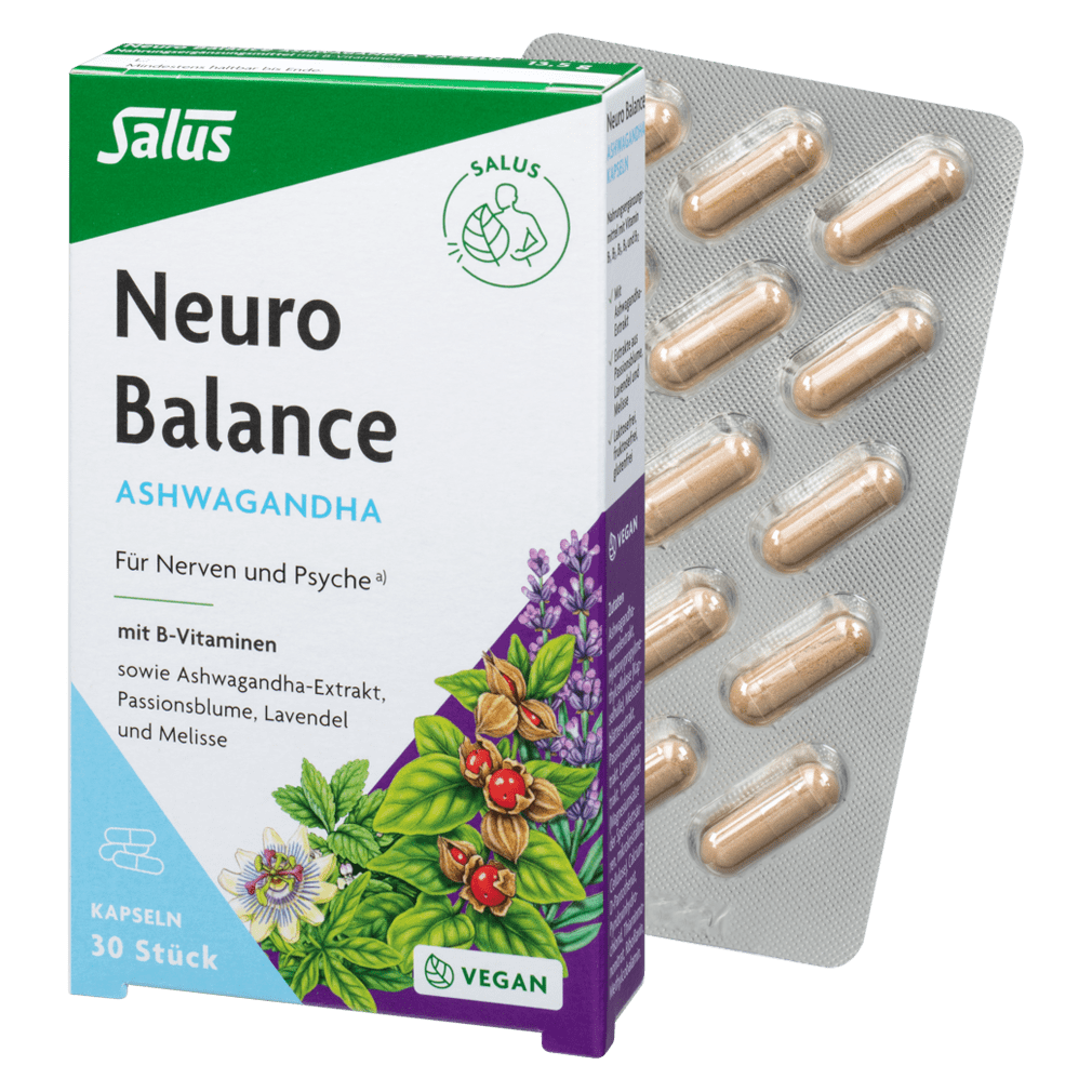 Neuro Balance Ashwagandha Kapseln Neuro Balance Ashwagandha Kapseln von Salus