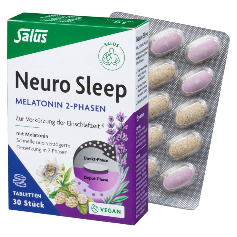 Neuro Sleep Melatonin 2-Phasen Tabletten von Salus