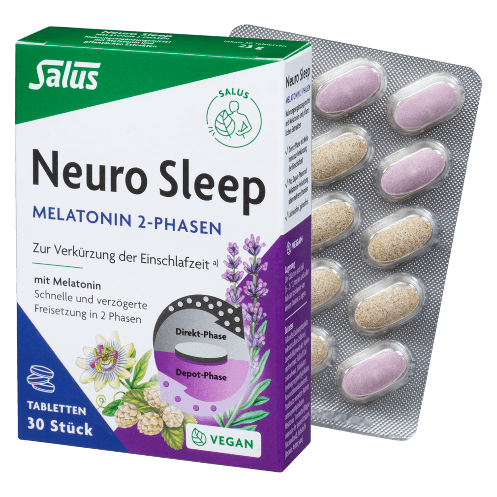 Neuro Sleep Melatonin 2-Phasen Tabletten von Salus