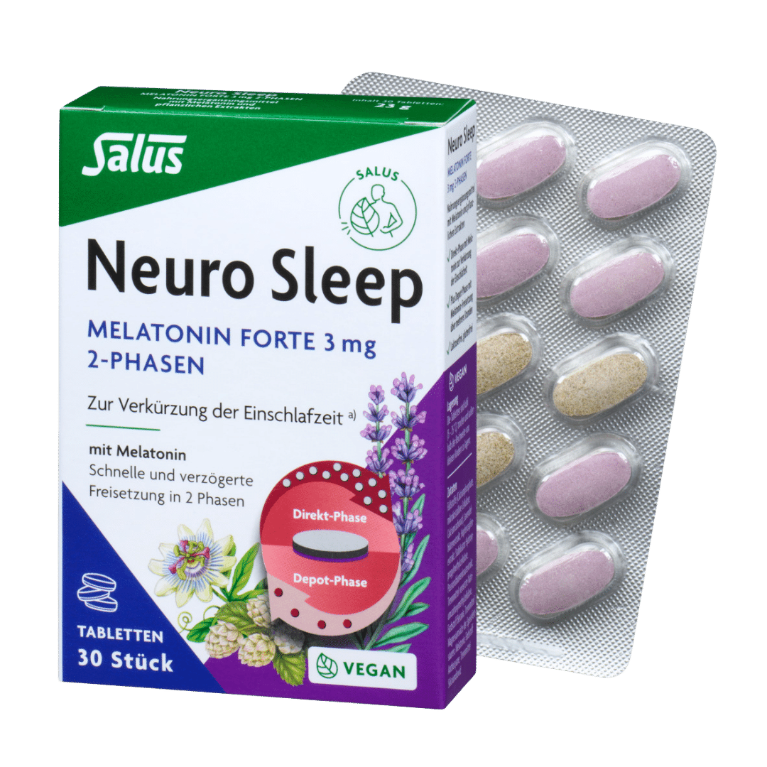 Neuro Sleep Melatonin Forte 3 mg, 30 stk. Neuro Sleep Melatonin Forte 3 mg, 30 stk. von Salus