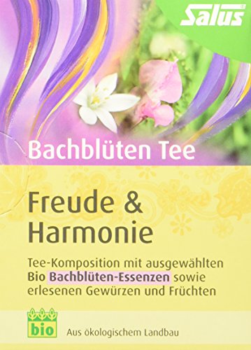 Salus Bachblüten Tee Freude und Harmonie Bio 15 FB, 2er Pack (2 x 30 g) von Salus