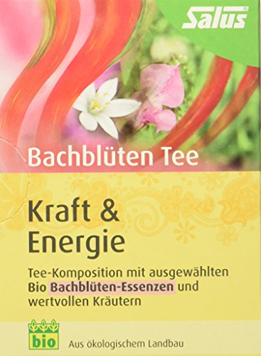 Salus Bachblüten-Tee Kraft und Energie Bio 15 FB, 2er Pack (2 x 30 g) von Salus