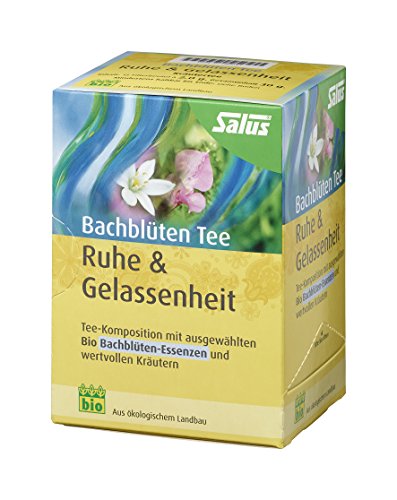 Salus Bachblüten-Tee Ruhe und Gelassenheit Bio 15 FB, 2er Pack (2 x 30 g) von Salus