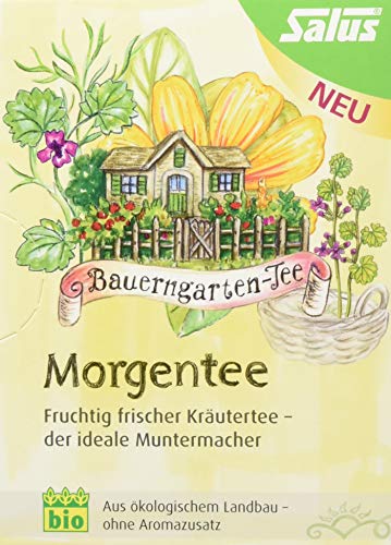 Salus Bauerngarten Morgentee (15 Filter Beutel = 30g) BIO, 3er Pack (3 x 30 g) von Salus