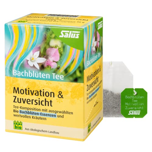Salus Bio Bachblüten Tee Motivation und Zuversicht 6er Set (6 x 15 FB) von Salus