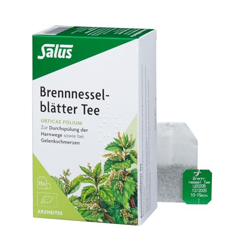 Salus - Brennnesselblätter Tee - 1x 15 Filterbeutel (19,5 g) - Arzneitee - Urticae folium - zur Durchspülung der Harnwege - Gelenkschmerzen - bio von Salus