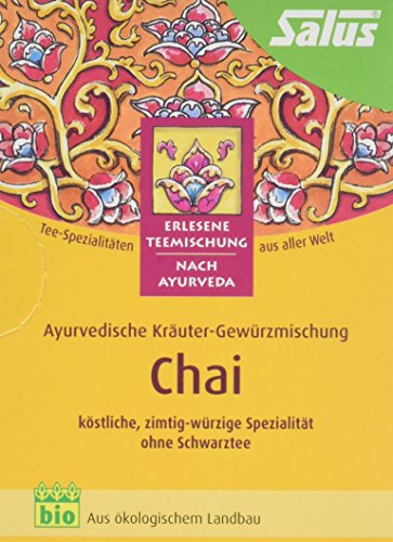 Salus Chai Ayurvedischer Kräuter-Gewürztee, 3er Pack (3 x 30 g) - Bio von Salus