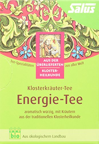 Salus Energie-Tee Klosterkräuter-Tee, 3er Pack (3 x 30 g) - Bio von Salus
