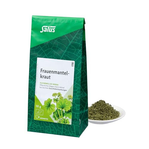 Salus - Frauenmantelkraut Tee - 1x 50 g Beutel - lose - Arzneitee - Alchemillae herba - pflanzliches Magen-Darm-Mittel bei leichten Durchfallerkrankungen - bio von Salus