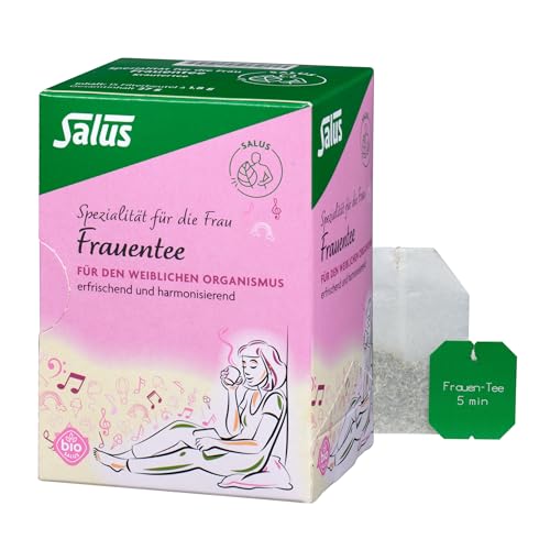 Salus - Frauentee - 1x 15 Filterbeutel (27 g) - Kräutertee - Spezialität für die Frau - für den weiblichen Organismus - erfrischend und harmonisierend - bio von Salus