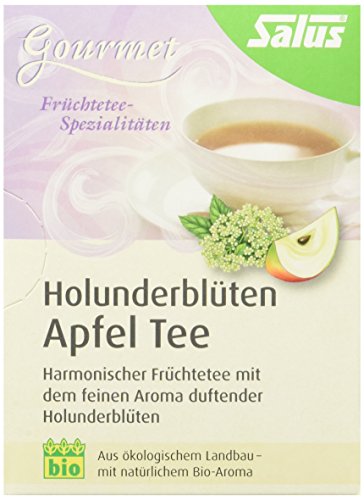 Salus Holunderblüten-Apfel-Tee, 3er Pack (3 x 30 g) von SALUS