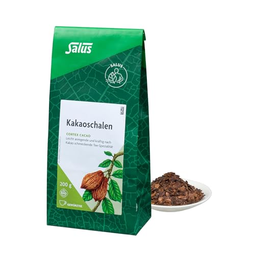 Salus - Kakaoschalen Tee - 1x 200 g Beutel - lose - Kräutertee - Cortex cacao - leicht anregend - kräftig nach Kakao schmeckende Tee-Spezialität - bio Salus - Kakaoschalen Tee - 1x 200 g Beutel - lose - Kräutertee - Cortex cacao - leicht anregend - kräftig nach Kakao schmeckende Tee-Spezialität - bio von Salus