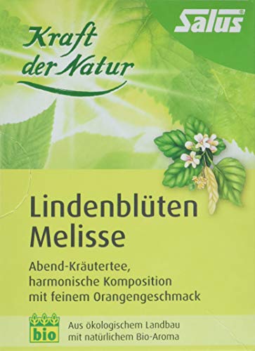 Salus Lindenblüten Melisse Kräutertee, 3er Pack (3 x 27 g) von Salus