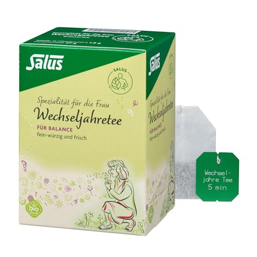 Salus - Wechseljahretee - 1x 15 Filterbeutel (27 g) - Kräutertee - Spezialität für die Frau - für Balance - fein-würzig und frisch - bio von Salus