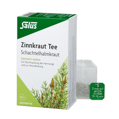 Salus - Zinnkraut Tee - 1x 15 Filterbeutel (30 g) - Arzneitee - Schachtelhalmkraut - Equiseti herba - zur Durchspülung der Harnwege und zur Wundheilung - bio von Salus