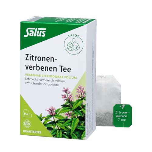 Salus - Zitronenverbene Tee - 1x 15 Filterbeutel (27 g) - Kräutertee - Verbanae citriodorae folium - harmonisch mild - erfrischende Zitrus-Note - bio von Salus