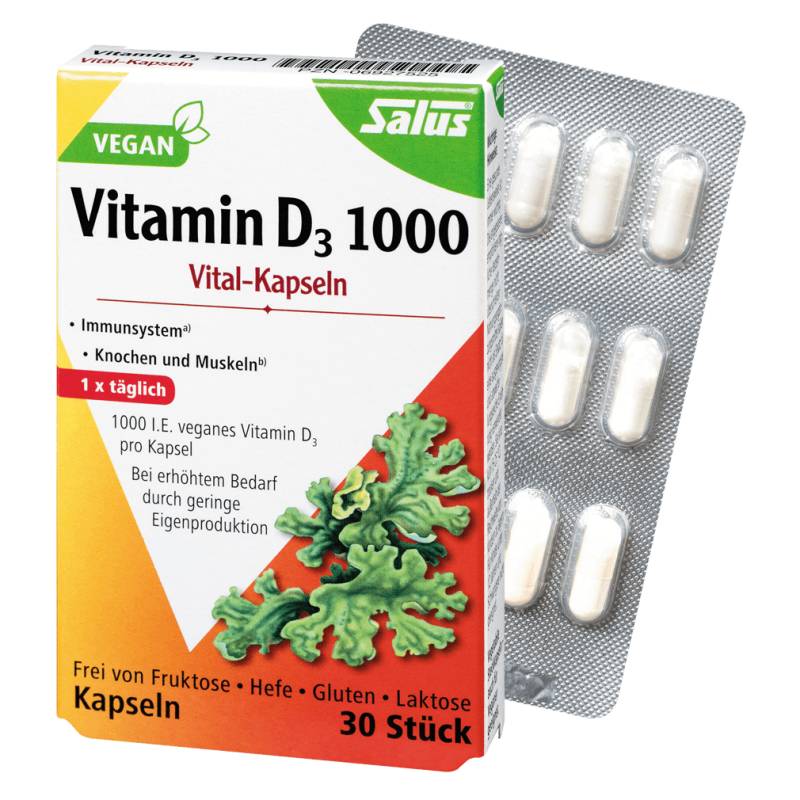 Vitamin D3 1000, 30 Kapseln von Salus