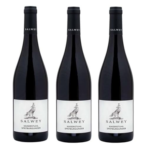 3x 0,75l - 2022er - Salwey - Spätburgunder - Kaiserstuhl - VDP.Gutswein - Qualitätswein Baden - Deutschland - Rotwein trocken 3x 0,75l - 2022er - Salwey - Spätburgunder - Kaiserstuhl - VDP.Gutswein - Qualitätswein Baden - Deutschland - Rotwein trocken von Salwey