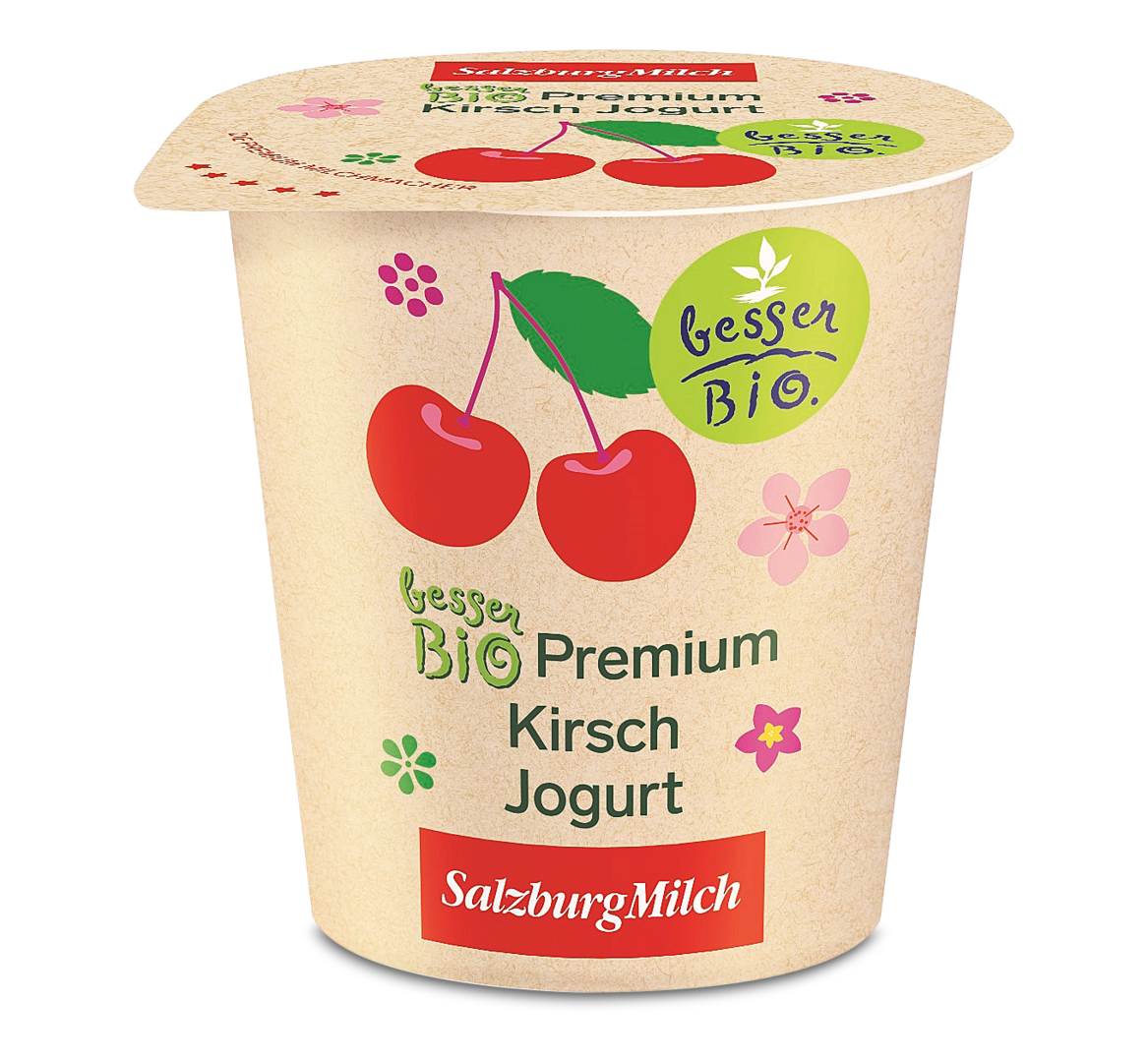 Jogurt Kirsche 3,6% Bio von SalzburgMilch GmbH