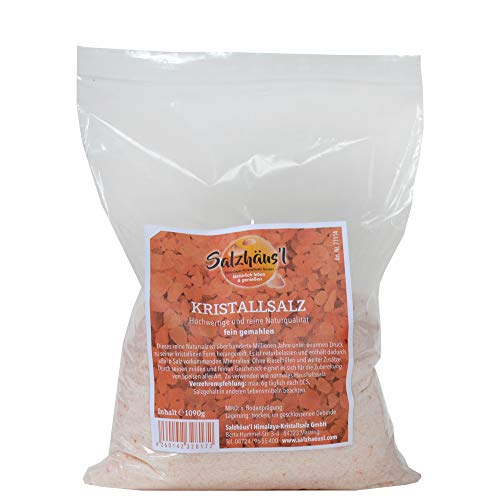Kristallsalz Salz fein rosa SALZHÄUS`L 1.090 g / Nachfüllpackung / aus Pakistan Kristallsalz Salz fein rosa SALZHÄUS`L 1.090 g / Nachfüllpackung / aus Pakistan von Salzhäus`l