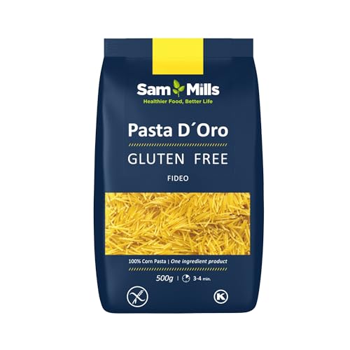 Pasta d´oro – Glutenfreie Nudeln Fideos aus Maismehl | 500 g Packung von Sam Mills