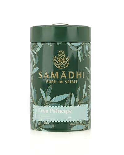 100% Bio Zitronengras-Tee - Dose 40g - Sanfter Geschmack mit Zitronennoten - Ideal zur Harmonisierung von Körper und Geist - Beruhigende Eigenschaften - Gourmetprodukt aus portugiesischer Herkunft von Samadhi