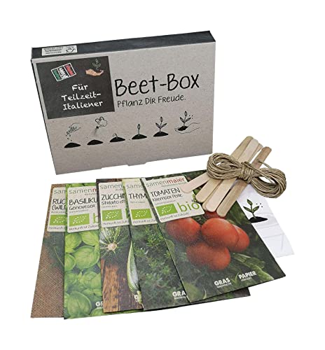 Beet-Box 'Für Teilzeit-Italiener' | Samen-Set Beet-Box 'Für Teilzeit-Italiener' | Samen-Set von Samen Maier