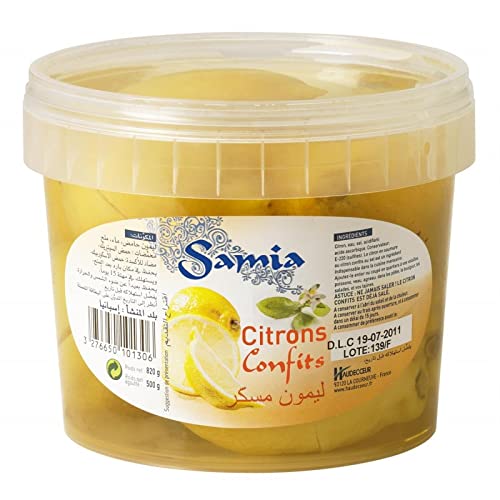 Samia - Zitronenconfit 500G - Lot De 4 - Preis pro Los - Schnelle Lieferung von Samia