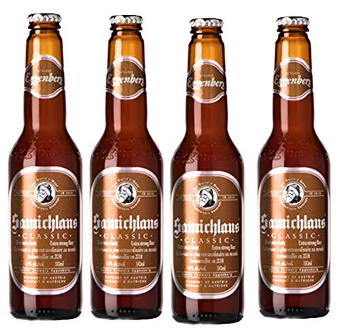 4 Flaschen Samichlaus Classic Bier Starkbier mit 14% Alc. von Samichlaus