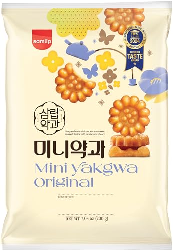 SAMLIP Mini Yakgwa Kekse, Original, min. 26 Stück à 6,7 g - 1 x 200 g SAMLIP Mini Yakgwa Kekse, Original, min. 26 Stück à 6,7 g - 1 x 200 g von Samlip