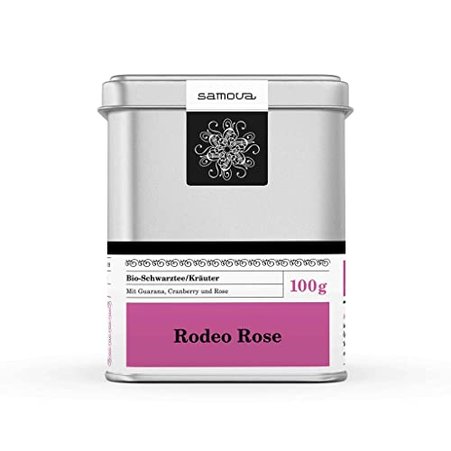 Rodeo Rose, 100g Dose, Bio-Schwarztee/Kräuter von Samova