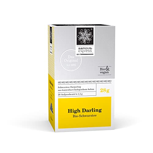 Samova High Darling Express - Bio-Darjeeling (20 Beutel 1,1g), 1er Pack (1 x 28 g) von Samova