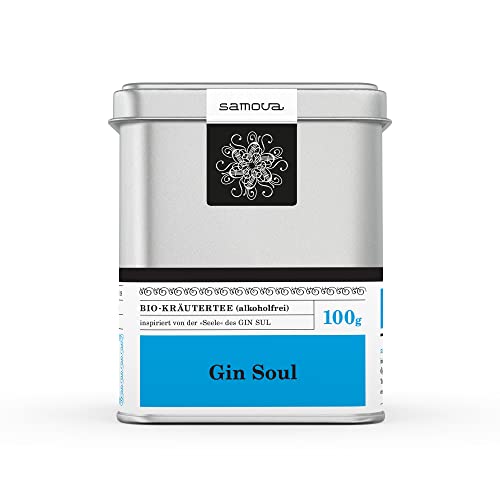 samova Gin Soul Bio-Kräutertee alkoholfrei, 1er Pack (1 x 100 g) von Samova