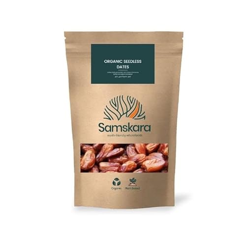 SAMSKARA Samenlose Datteln Bio/Ecologic Bio | für Vegan/Rohkuchen/Energieriegel/Smoothies/Shakes kreatives Kochen (9 KG) von Samskara