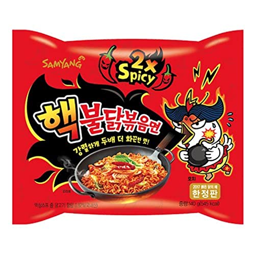 Nudel Ramen gesprungen 2 spicy SAMYANG Korea 140g - Pack 6 stück von SAMYANG