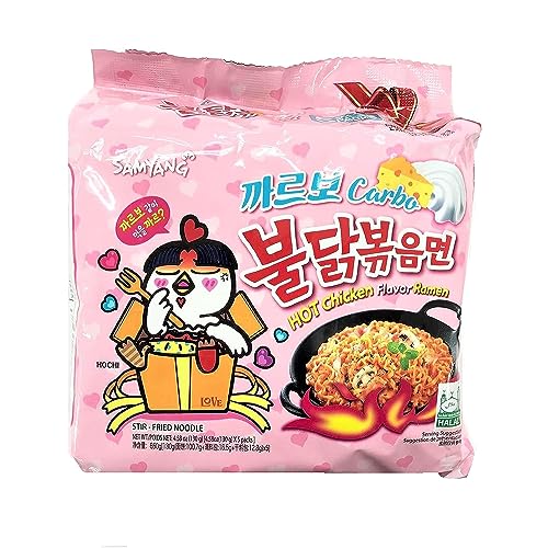 Samyang Hot Chicken Flavour Ramen Carbonara 130g (5 Stück) von SAMYANG