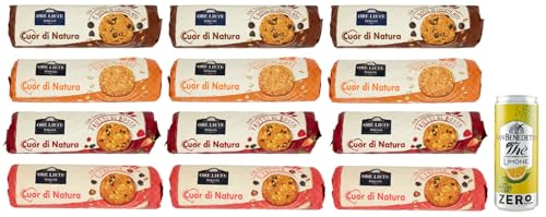 12er-Pack Testpaket Ore Liete Cuor di Natura Biscotti con Cereali,Kekse mit Getreide,Ohne Zuckerzusatz,250g + 1er-Pack Kostenlos San Benedetto Eistee mit Zitrone Ohne Zucker 330ml Dose 12er-Pack Testpaket Ore Liete Cuor di Natura Biscotti con Cereali,Kekse mit Getreide,Ohne Zuckerzusatz,250g + 1er-Pack Kostenlos San Benedetto Eistee mit Zitrone Ohne Zucker 330ml Dose von San Benedetto