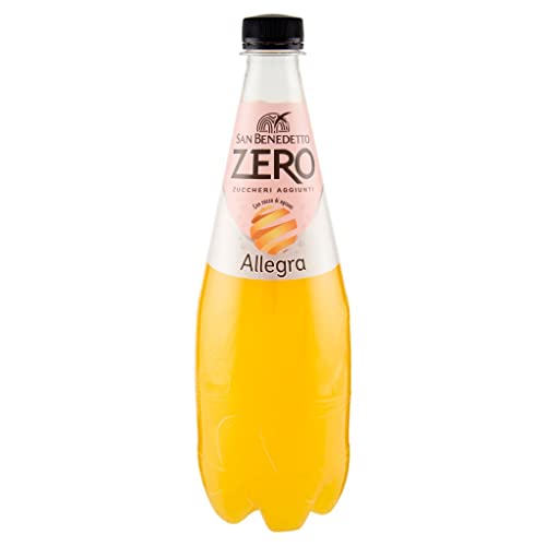 12x San Benedetto Allegra Aranciata ZERO PET ohne Zucker 0,75l Limonade orange ohne Zucker von San Benedetto