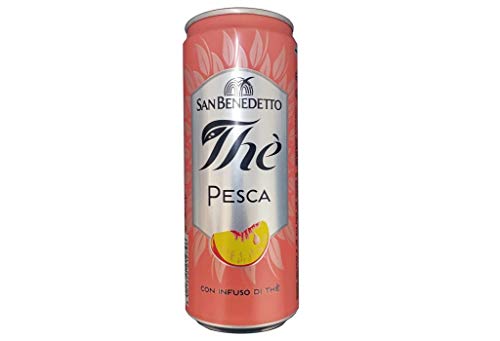 24x San benedetto Eistee Pfirsch The' Pesca Dose 330 ml tea the erfrischend von San Benedetto