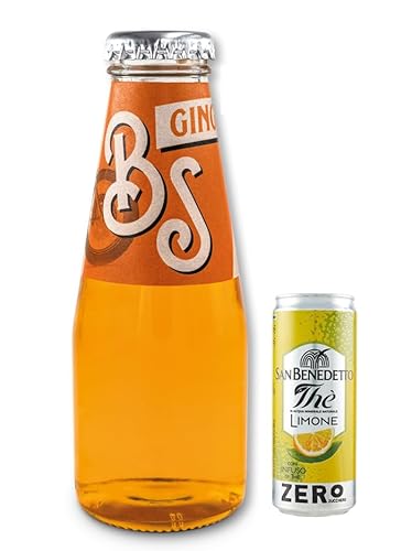 48er-Pack Bitter Salfa Ginger,Italienischer Aperitif,Alkoholfreie Getränke,10cl Einweg-Glasflasche + 1er-Pack Kostenlos San Benedetto Eistee mit Zitrone Ohne Zucker 330ml Dose 48er-Pack Bitter Salfa Ginger,Italienischer Aperitif,Alkoholfreie Getränke,10cl Einweg-Glasflasche + 1er-Pack Kostenlos San Benedetto Eistee mit Zitrone Ohne Zucker 330ml Dose von San Benedetto
