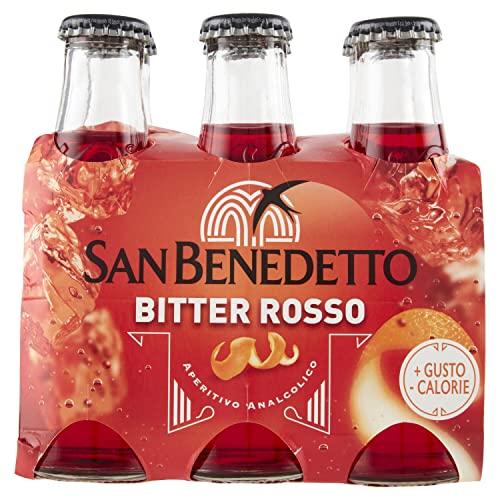 48x San Benedetto Ben's bitter rosso aperitivo 100ml Aperitif ohne Alkohol bitter von San Benedetto
