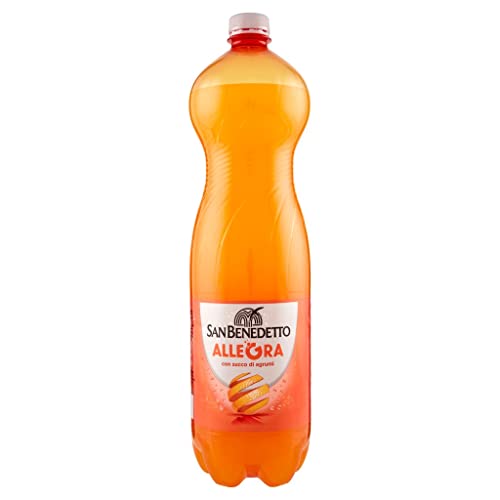 6x San Benedetto Allegra Aranciata PET 1,5 L Limonade Orange Erfrischungsgetränk von San Benedetto