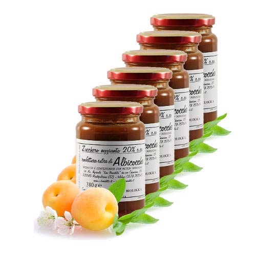 Bio Marmelade extra Aprikose San Benedetto (6 Gläser 380 Gramm) von San Benedetto