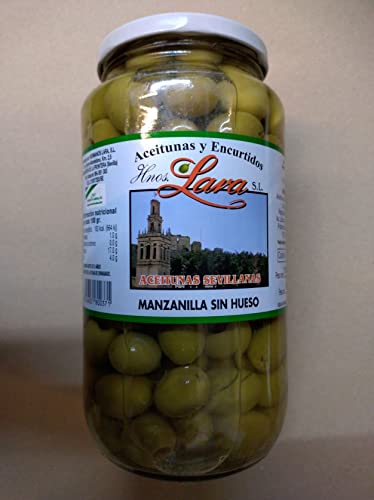 Spanische grüne Oliven Manzanilla ohne Stein von San Blas